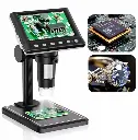 1600X USB Microscope 1080p with 8 LEDs Compatible with Windows/Mac OS (DM7)H4.3''