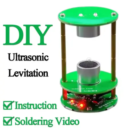 Soldering Project Ultrasonic Suspension Acoustic Suspension Electronic Kit Mini Acoustic Levitator 12V Practice Solder