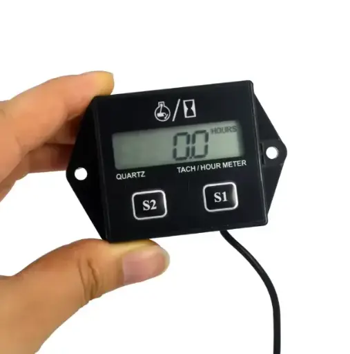 Engine Tach Hour Meter Waterproof Digita Tachometer For Engines RPM LCD Display