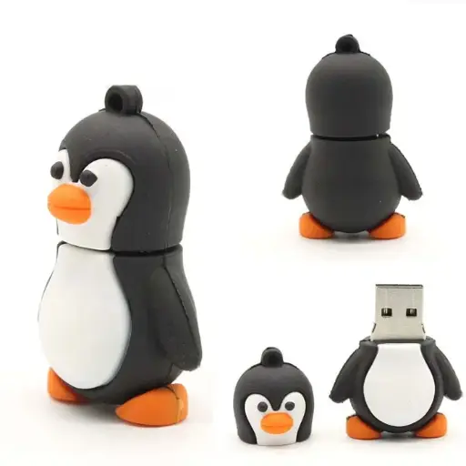 Cartoon Penguin USB Drive 64Gb